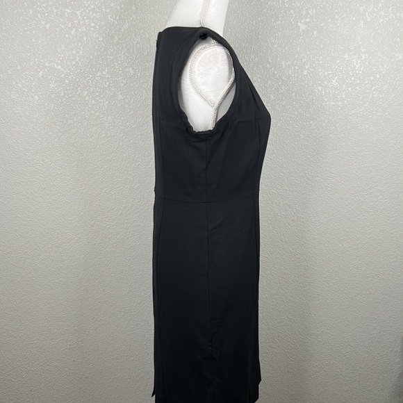 Kenneth Cole Black Business Career Sheath Midi Dress Size 2 - Picture 4 of 9